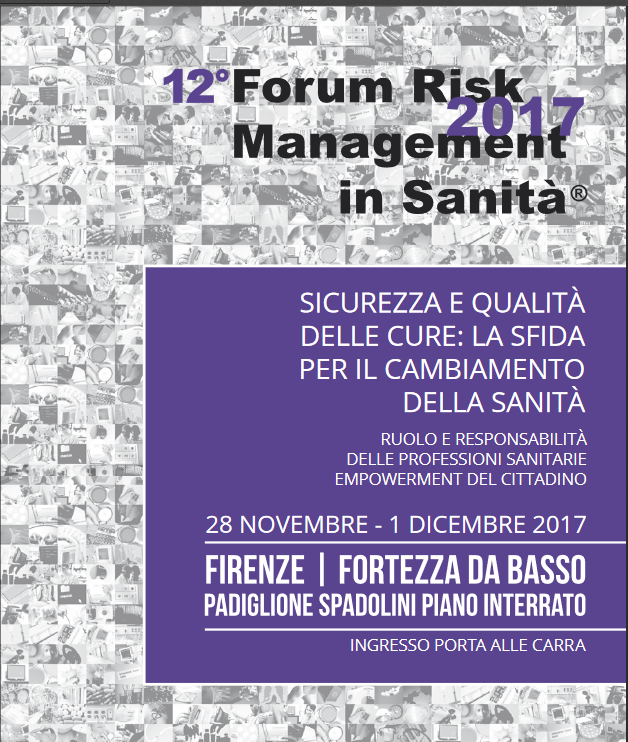 FORUM RISK MANAGEMENT ANNO 2017 – PARTECIPAZIONE