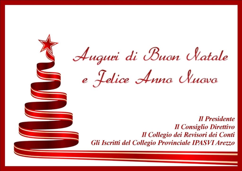 AUGURI DI BUONA NATALE E FELICE 2018