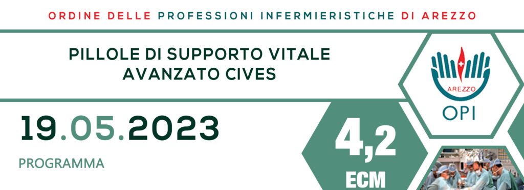 CORSO FORMATIVO 19.05.2023 - PILLOLE DI SUPPORTO VITALE AVANZATO CIVES