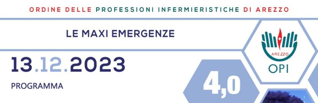 CORSO FORMATIVO 13.12.2023 – LE MAXI EMERGENZE