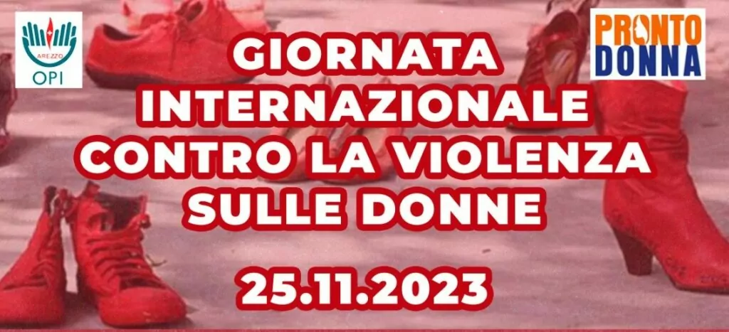 GIORNATA INTERNAZIONALE CONTRO LA VIOLENZA SULLE DONNE 25 NOVEMBRE 2023